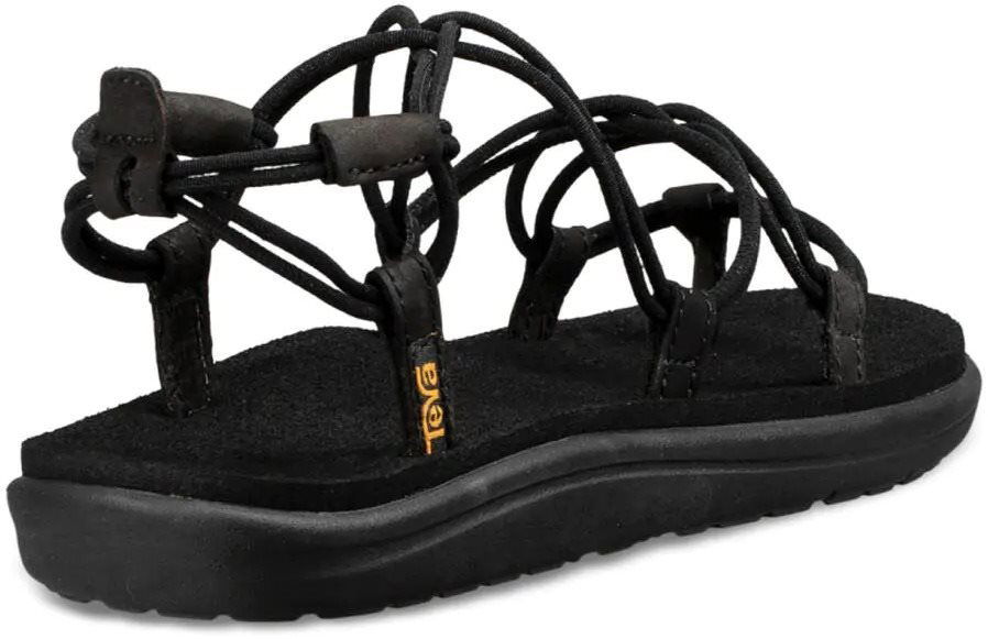 Teva voya infinity lace up sandals in discount black