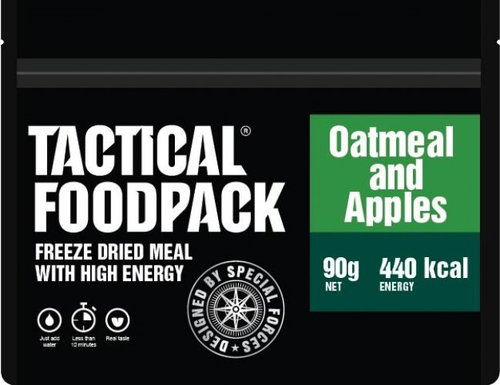 Tactical Foodpack Dehydrated food, Oatmeal with apples - MRE - Main image
