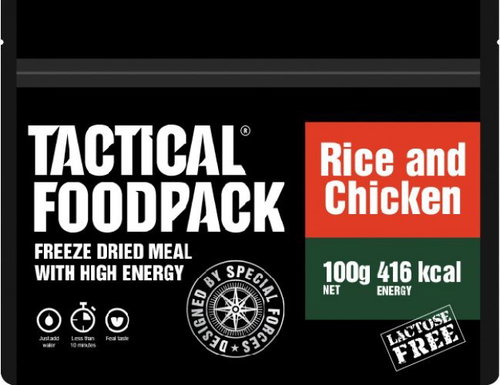 Tactical Foodpack Dehydrated Food, Rice with Chicken - MRE - Main image