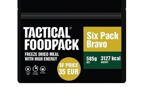 Tactical Foodpack Set 6x MRE Dehydrated Food, Tactical Six Pack Bravo - MRE - Main image