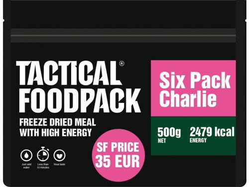 Tactical Foodpack Set of 6x MRE Dehydrated Meals, Tactical Six Pack Charlie - MRE - Main image