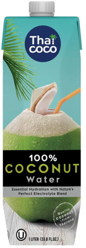 Thai Coco 100% Coconut Water 1000 ml - Plant-based Drink - Main image