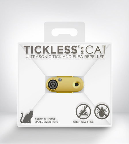 Tickless Mini Cat, Gold - Ultrasonic Repellent - Main image