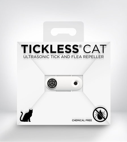 Tickless Mini Cat, White - Ultrasonic Repellent - Main image
