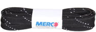 MERCO Multipack 8 pcs PHW-12 for skates waxed black 310 cm - Shoe Laces