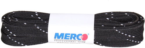 MERCO Multipack 8 pcs PHW-12 for skates waxed black 310 cm - Shoe Laces - Main image