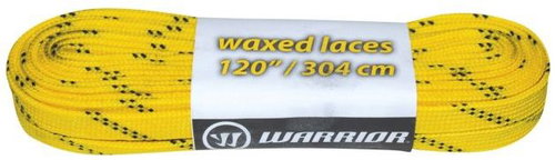 Warrior Waxed hockey skate laces yellow 244 cm Main image Warrior Waxed hockey skate laces yellow 244 cm - Shoe Laces - Main image