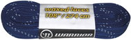 Warrior Waxed hockey skate laces 96"/244 cm, blue - Shoe Laces