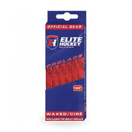 Elite Hockey Waxed laces for skates 84" (182 cm), red - Shoe Laces