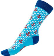 Gosh GP22 - Blue with Boats, size 43-46 (1 pair) - Socks