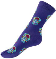 Gosh GP19 - Purple with Skulls, size 43-46 (1 pair) - Socks