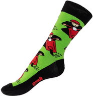Gosh GP20 - Green with Biker, size 43-46 (1 pair) - Socks