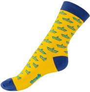 Gosh GP26 - Yellow with Boats, size 35-38 (1 pair) - Socks