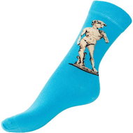 Gosh GP28 - Blue with David, size 35-38 (1 pair) - Socks
