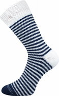 Boma Sleeping socks 02 - White/Blue, size 39-42 (1 pair) - Socks
