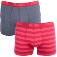 Puma 2Pack 651001001 072 - Grey/Red, Multicoloured - Boxer Briefs