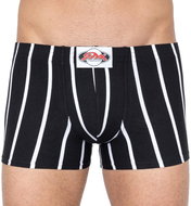 Styx Q667 - Black and White Stripes, S - Boxer Briefs