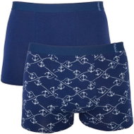 Molvy 2Pack KP-042-BEU, Blue - Boxer Briefs