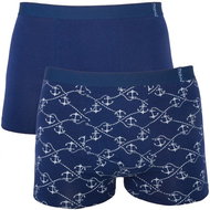 Molvy 2Pack KP-042-BEU, Blue, size XL - Boxer Briefs