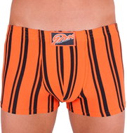 Styx Q768 - Black-Orange Stripes, Orange, S - Boxer Briefs