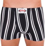 Styx Q763 - Black and White Stripes, Black, size L - Boxer Briefs