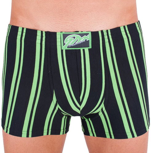 Styx Q764 - Black and Green Stripes, size M - Boxer Briefs - Main image