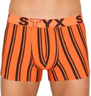 Styx G768 - Orange-Black Stripes, Orange - Boxer Briefs