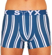 Styx G767 - Blue-White Stripes, Multicoloured - Boxer Briefs