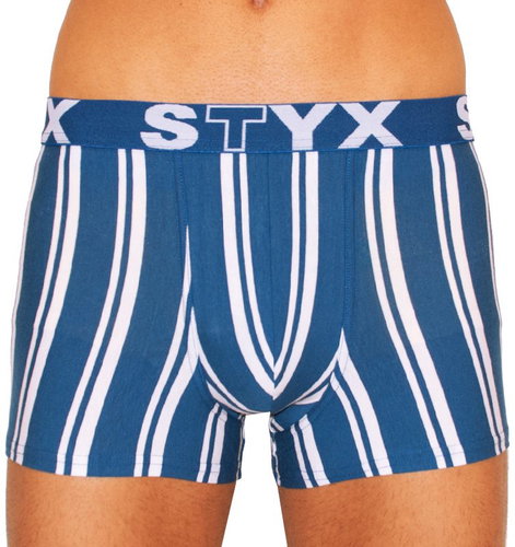 Styx G767 - Blue and White Stripes, size XL - Boxer Briefs - Main image