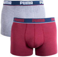 Puma 2Pack 671001001 070 - Burgundy/Grey, Multicoloured, size L - Boxer Briefs
