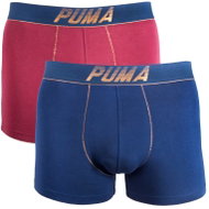 Puma 2Pack 681004001 544 - Burgundy/Blue, Mixed Pack - Boxer Briefs