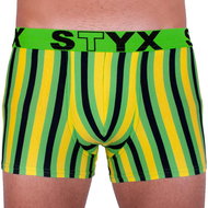 Styx G865 - green-yellow stripe, multicolour XXL - Boxer Briefs