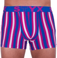 Styx G864 - Pink-Blue Stripes - Boxer Briefs