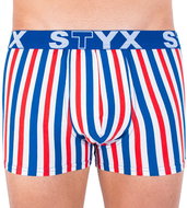 Styx G863 - Red-Blue-White Stripes, Multicoloured, size XL - Boxer Briefs