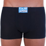 Styx Q961 - blue inscription, black L - Boxer Briefs