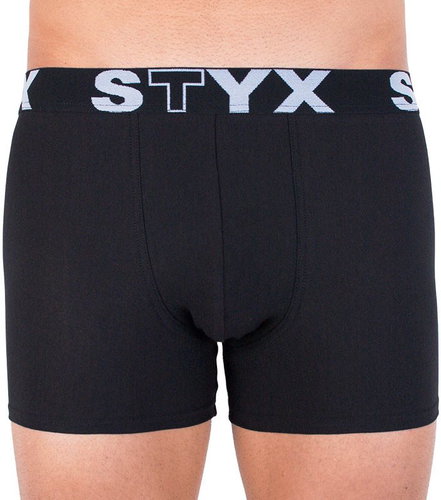 Styx U960 - White Inscription, Black, size M - Boxer Briefs - Main image