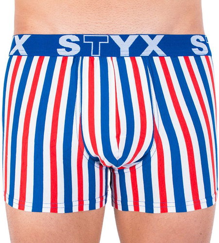 Styx U863 Red-Blue-White, Multicoloured, size XXL - Boxer Briefs - Main image