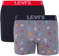 Levis 2Pack 995008001 208 - Grey Pattern/Black, Mixed Colours, size L - Boxer Briefs