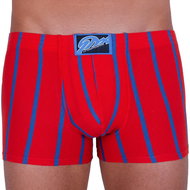 Styx Q760-red-blue stripes, red M - Boxer Briefs