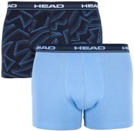 Head 2Pack 881400001 168 - Dark Blue with Pattern/Light Blue, Mixed Pack - Boxer Briefs