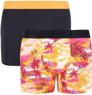 Levis 2Pack 995005001 260 - Yellow & Red Palm Trees/Black, Mixed Pack, size XXL - Boxer Briefs