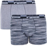 Puma 2Pack 591003001 235 - Grey-Black/Grey, size M - Boxer Briefs