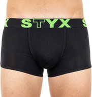 Styx Z962 - Green Inscription, Black, size L - Boxer Briefs