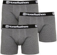 Horsefeathers 3Pack AM067B, gray XL - Boxer Briefs