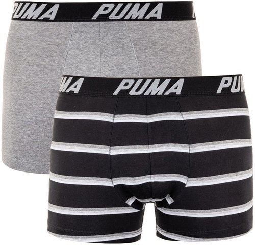 Puma 2Pack 691001001 200 - gray black, multicolour S - Boxer Briefs - Main image