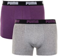 Puma 2Pack 521015001 175 - Burgundy/Grey, Mixed Pack - Boxer Briefs