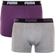 Puma 2Pack 521015001 175 - burgundy gray, multicolour XL - Boxer Briefs