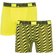 Puma 2Pack 691010001 260 - yellow-black, yellow XL - Boxer Briefs