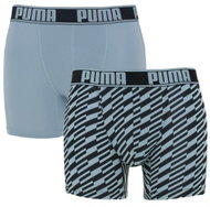 Puma 2Pack 691010001 056 - Black Grey/Blue - Boxer Briefs