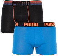 Puma 2Pack 501009001 030 - black blue orange, multicolour XL - Boxer Briefs